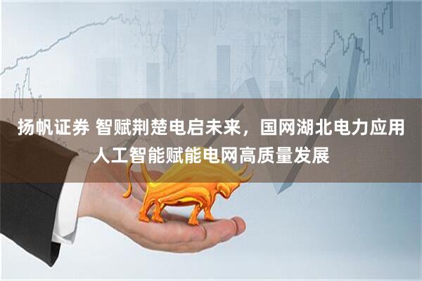 扬帆证券 智赋荆楚电启未来，国网湖北电力应用人工智能赋能电网高质量发展